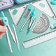 thumbnail image 5 of Math Geometry Set Stationery | School Stationery Ruler Set | School Supplies Geometry - Rulers - (Purple), 5 of 5