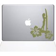 thumbnail image 1 of The Decal Guru Surfer Girl Decal Vinyl Sticker, 13" MacBook Pro (2016 & Newer Models), Gold (1454-MAC-13X-G), 1 of 1