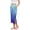 Blue(Gradient), variant on Tear Away Breakaway Capri Pants for Women Post Surgery Recovery Hip Knee Ankle Replacement Adaptive Gradient Magic Tape Wide Leg Black S