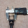 thumbnail image 4 of Reemplazo de Correa para Hombro Jinwen Cuero Artificial Negro Anillo de Plata, 4 of 8