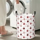 thumbnail image 5 of Fotbe cute cat hearts Cesto de Ropa con Asas, Cesto Impermeable de Gran Capacidad, Bolsa de Lavado para Dormitorio, Cesto de Ropa con Ruedas y Asas-Small, 5 of 6