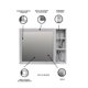 thumbnail image 3 of Botiquín Organizador de Baño DECOMOBIL con Espejo Minimalista, 3 of 5