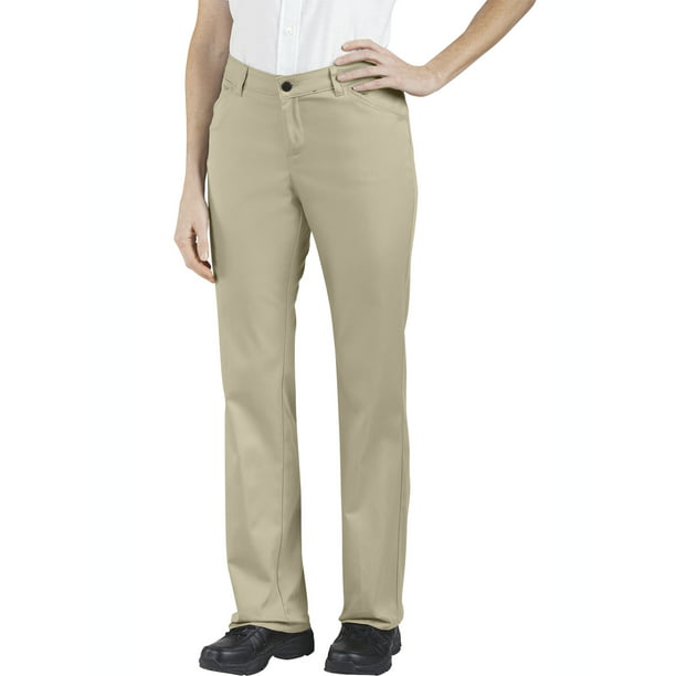 Genuine Dickies - Women's Relaxed Straight Twill Pants - Walmart.com ...