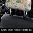 thumbnail image 6 of Headrest Covers for Cars Accessories Interior for Women Men 2Pcs - Cute Baby Dinosaurs Head Rest Cover for Car Decorations, Car Headrest Cover for Car Decor Interior, 6 of 8