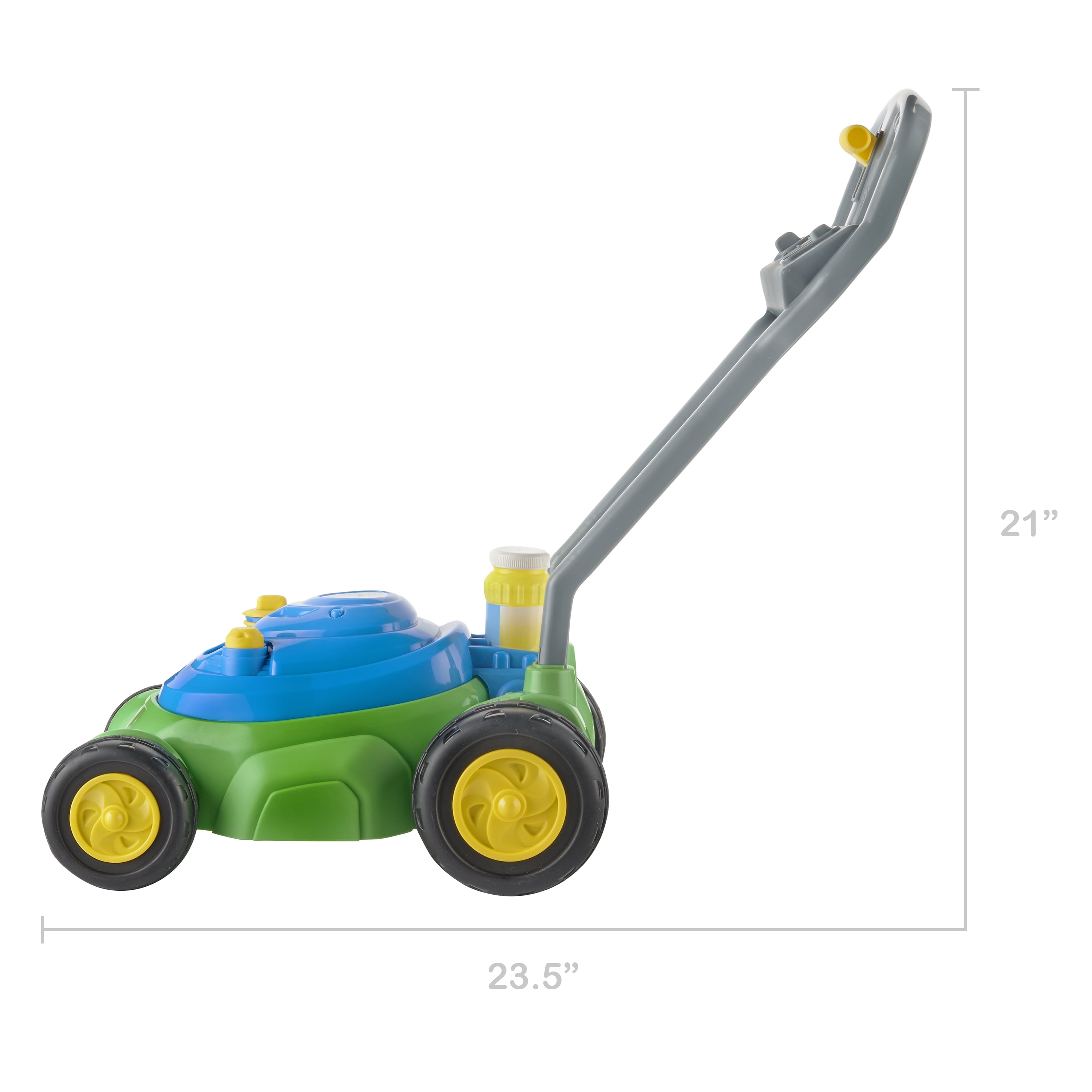 push n bubble mower