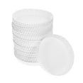 thumbnail image 1 of Miangastore Tight Fit Paper Cup Cover White 100Pcs 2.8X2.8X0.6In, 1 of 8