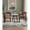 Coffee, variant on Boucle Dining Chair Set of 4 Corduroy Upholstered Dining Room Chairs Kitchen Chairs with Metal Legs Mid Century Modern Chair for Dining Room, Kitchen (White, 4)