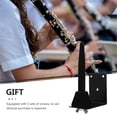 thumbnail image 2 of 1 Set Wall mounted Flute Rack Dual Function Flute and Clarinet Holder Music Accessory, 2 of 8