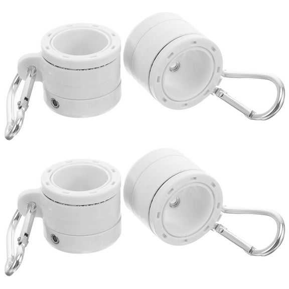 4 Pcs Flags Flag Pole Fittings Flagpole Fittings Flag Holder Flag Parts White Flag Pole Replacement Parts
