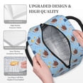 thumbnail image 3 of Fotbe Sea Turtle Pattern Lunch Bag, Insulated Lunch Box, Small Leakproof Cooler Food Lunch Containers Reusable High Capacity Lunch Tote Bags for Work, Travel, Outdoor, 3 of 6