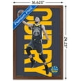 thumbnail image 3 of NBA Golden State Warriors - Stephen Curry 18 Wall Poster, 14.725" x 22.375", Framed, 3 of 5