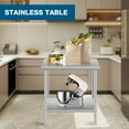 thumbnail image 6 of Heavy-Duty, Spacious & Ergonomic 30x24 Commercial Stainless Steel Kitchen Prep Table for Restaurant and Home Use Ideal for Food Preparation and Storage, 6 of 7