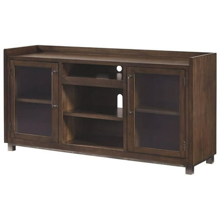 Bowery Hill Modern / Contemporary Wood Mahogany 70" TV Stand