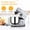 Silver, variant on Ourlova Stand Mixer 7.5QT - 10-Speed 660W Tilt-Head Kitchen Electric Food Cake Mixer with Stainless Steel Bowl/Whisk/Dough Hook/Beater and Splash Guard - Black