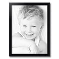thumbnail image 2 of ArtToFrames 17" x 23" Satin Black Bull Nose Picture Frame, 17x23 inch Black Wood Poster Frame (WOM-1417), 2 of 7