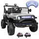 thumbnail image 1 of Montable Electrico Camioneta para Niños con Luz y Sonido 12v Control Remoto Bluetooth Apto a Partir de 3 años - Gris, 1 of 7