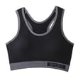 thumbnail image 2 of Livrdious Medium Support Front Zip Sports Bra for Women Wireless Racerback Workout Bra with Breathable Mesh Back, 2 of 4