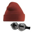 thumbnail image 1 of Gorro unisex tejido | Gorro de invierno con hilo elástico de color liso | Tocado casual suave y cálido para actividades al aire libre | 1 pieza ajusta 22-23" de circunferencia, 1 of 3