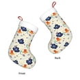 thumbnail image 3 of Naloa Flower Leaves Christmas Stockings Decorations, Xmas Ornaments, DIY Personalized Farmhouse Decor for Home Family Party Tree, 3 of 7