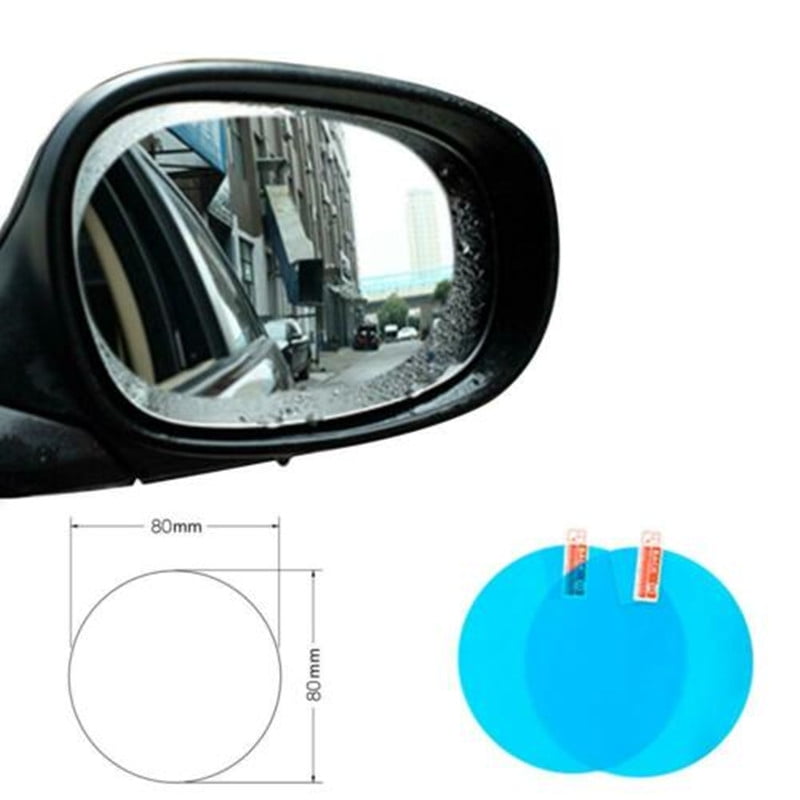 2pcs Car Side Rearview Mirror Waterproof Anti-Fog Film Side Window Glass F*wy 