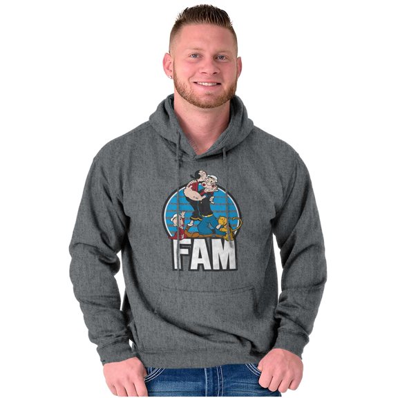 Popeye The Sailor Fam Adorable Family Hoodie Sweatshirt Women Men Brisco Brands M