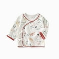 thumbnail image 2 of ATOGUTA Unisex-Baby Kimono Tee Cotton Side Snap Tee T Shirt for Newborns and Infants Size 0-6M, 2 of 3