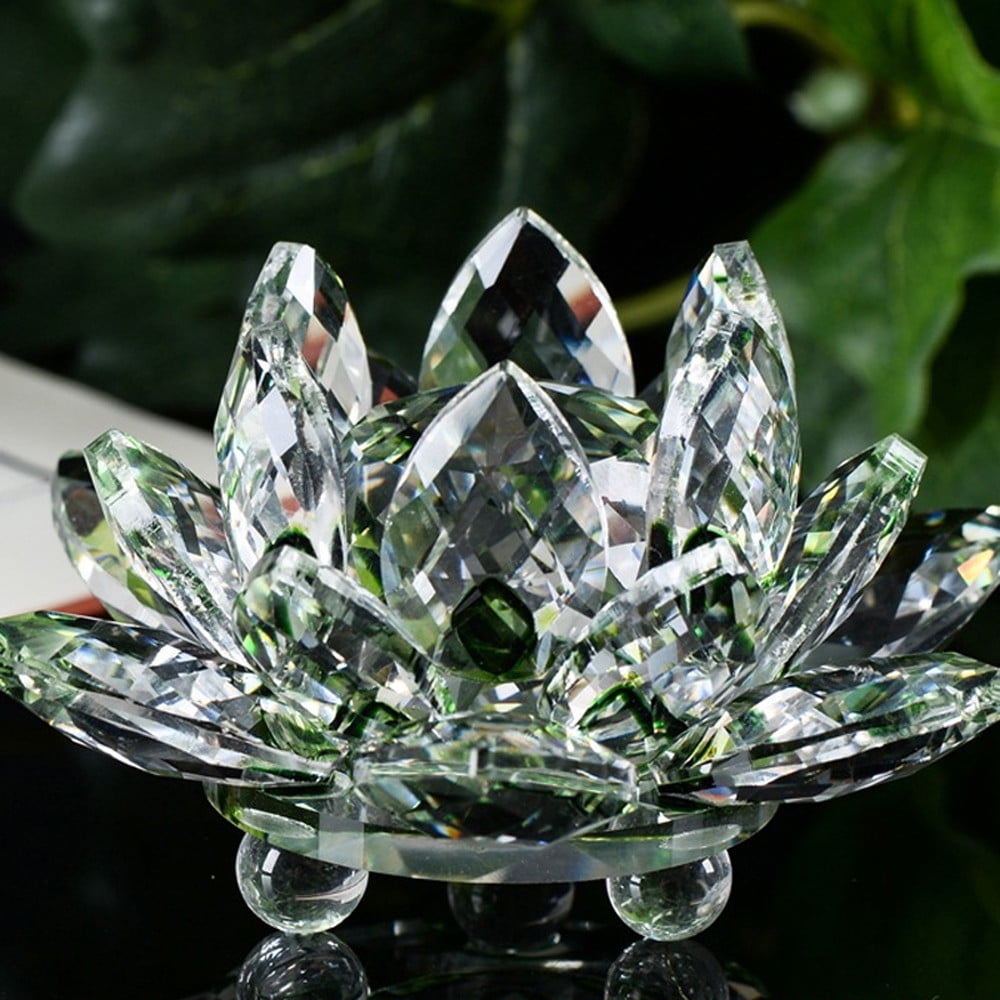 Hot Item] Crystal Lotus Flower (PW-013)  Crystals, Crystal crafts, Crystal  paperweight