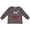 Charcoal Grey, variant on Inktastic Born to Run Wild Galloping Horse Boys or Girls Long Sleeve Toddler T-Shirt