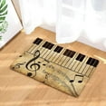 thumbnail image 3 of Piano Keys Printed Doormat Living Room -slip Carpet Absorbent Music Note Bath Mat Bedroom Kitchen Rug Welcome Door Mats, 3 of 5
