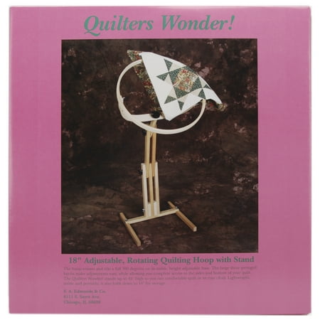 Edmunds Quilter's Wonder Hoop & Floor Stand with 18" Hoop