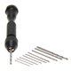 thumbnail image 5 of Mini Micro Aluminum Hand Drill With Keyless Chuck HSS Steel Twist Drill Bit Woodworking Drilling Rotary Tools Hand Drill Manual, 5 of 5