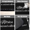 thumbnail image 4 of Kitchen Runner Rugs, 2Pcs Non Slip Waterproof Kitchen Floor Mats, 17'x30'+17'x47', Black, 1309 sq. in., Modern Style, 4 of 6
