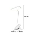 pvdgvd Desk LampBook Lights Rechargeable Bed Reading Lamp Clip On