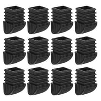 Black Camping Chair Accessories 12pcs Portable PP Furniture Leg Cover for Outdoor Use with Enhanced