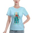 thumbnail image 1 of T-Shirt Basique à Manches Courtes pour Femmes Super Saiyan, 1 of 6