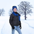 thumbnail image 2 of Minus 5 Degrees Boy's 8-18 Color Block Winter Beanie Scarf and Gloves Set, 2 of 5