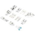 thumbnail image 1 of Prensatelas para mácina de coser, prensatelas para bordes domésticos, accesorio para manualidadas profesionales, color jierro, 11 tipos, 1 of 7