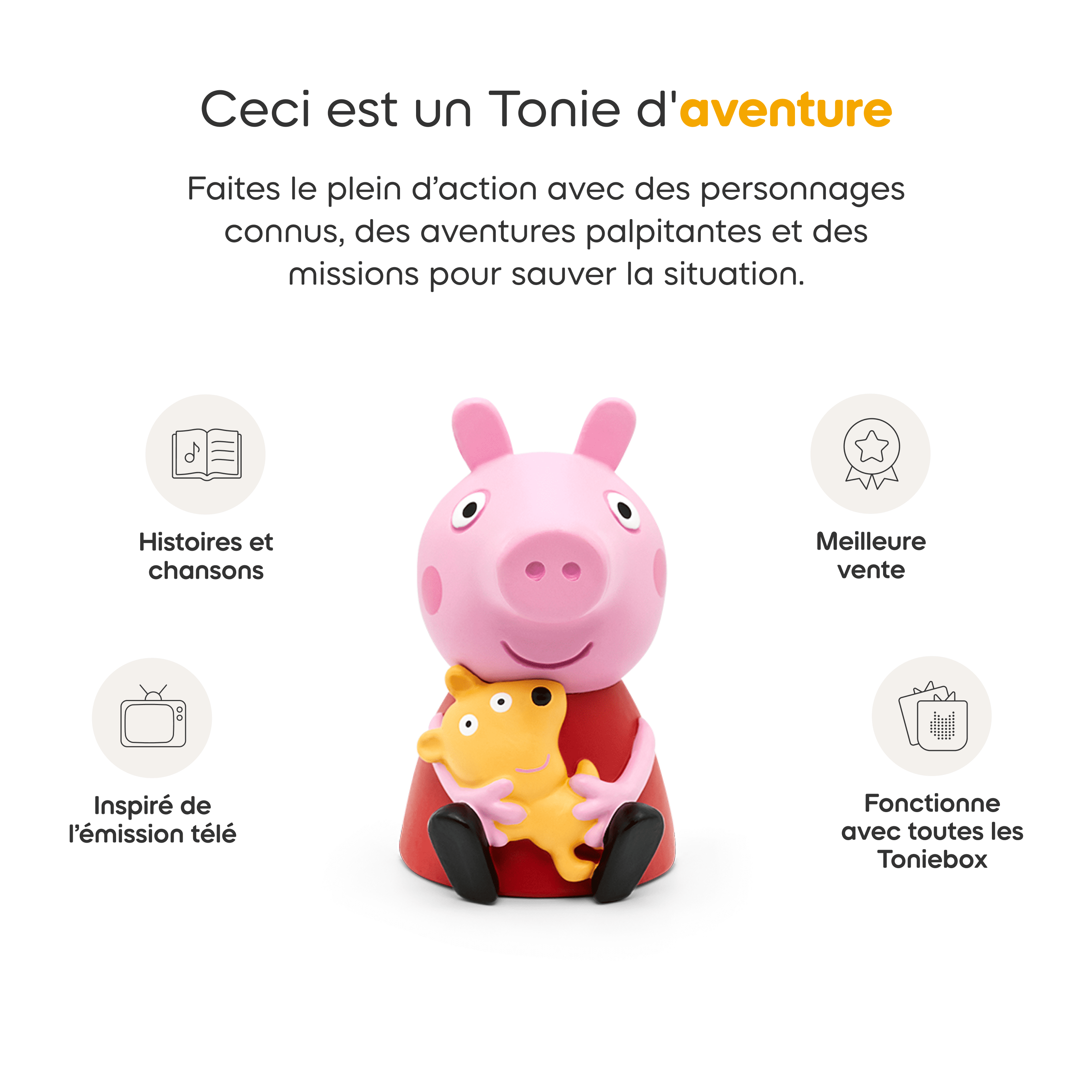 Tonies FRENCH - Sur La Route Avec Peppa Pig
