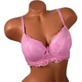 thumbnail image 3 of 6 Packs Full Cup 3-Hooks / 2-Hooks Lace Gentle Push Up Pushup B/C Bra (34B), 3 of 4
