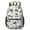 Tractor and Wheelbarrows, variant on Tractor and Trains Gray Pattern 17" School Backpacks for Teens,Waterproof Oxford Fabric,S-Shape Padded Straps for School,Travel,Hiking,Camping