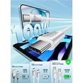 thumbnail image 6 of Aioneus USB C to USB C Cable 4-Pack [3/3/6/10FT] 100W Fast Charging Type C Charger Cord Braided Compatible with iPhone 16/15, iPad, MacBook, Samsung (White), 6 of 6
