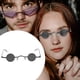 thumbnail image 1 of unbranded Pequeñas Gafas De Sol De Marco Redondo Negras Con Creativo Y Estructura Resistente, 1 of 8