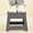 Grey, variant on Fridja Folding Step Stool Lightweight Plastic Step Stool, Portable Waterproof Foldable Step Stool for Adults, Non Slip Folding Stools for Kitchen Bathroom Bedroom Picnic (Gray, 8x5.7in)