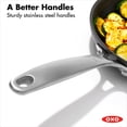 thumbnail image 2 of OXO Good Grips Pro Frying Pan Skillet, 2 Piece Set, Black, 2 of 3