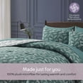 thumbnail image 7 of LammaLoe King Size Comforter Set, 7 Piece Botanical Bed in a Bag , Reversible Bedding Comforter Set with Sheets, Modern Bed Set, Gentle Pine/Cloudstone, 7 of 7
