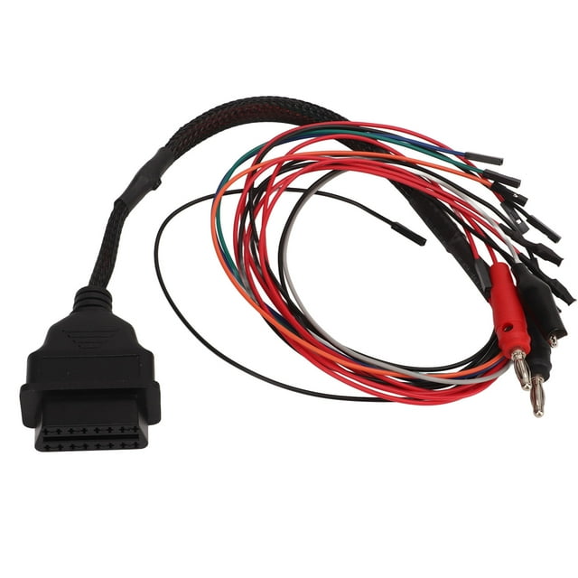 OBD2 Câble Cavalier, Anti Vieillissement Lecture Écriture Détection Automatique de l'Écu Breakout Tricore Câble Portable pour la Programmation de l'Écu