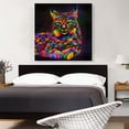 thumbnail image 2 of ARTCANVAS Bobcat Cat Animal Canvas Art Print - Size: 36" x 36" (1.50" Deep), 2 of 9