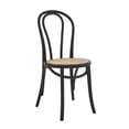 thumbnail image 2 of Set of Two Vintage Style Black Cane Dining Chairs, 2 of 5
