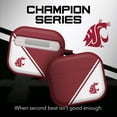 thumbnail image 2 of Washington State Cougars Champion Series HDX Case Cover Compatible with Apple AirPods Gen 3 by Affinity Bands, 2 of 6