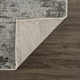 thumbnail image 4 of Hauteloom Liverpool Modern Abstract Bedroom Living Room Small Area Rug - Boho Carpet - Contemporary Bohemian Farmhouse - Light Grey, Dark Grey, Bronze - 2' x 3', 4 of 12